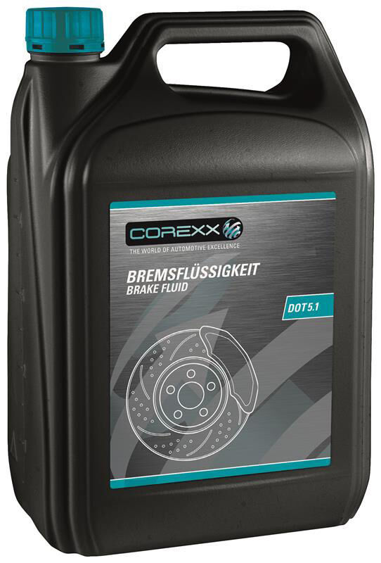 Corexx remvloeistof dot 5.1 brake fluid dot5.1 5ltr. can