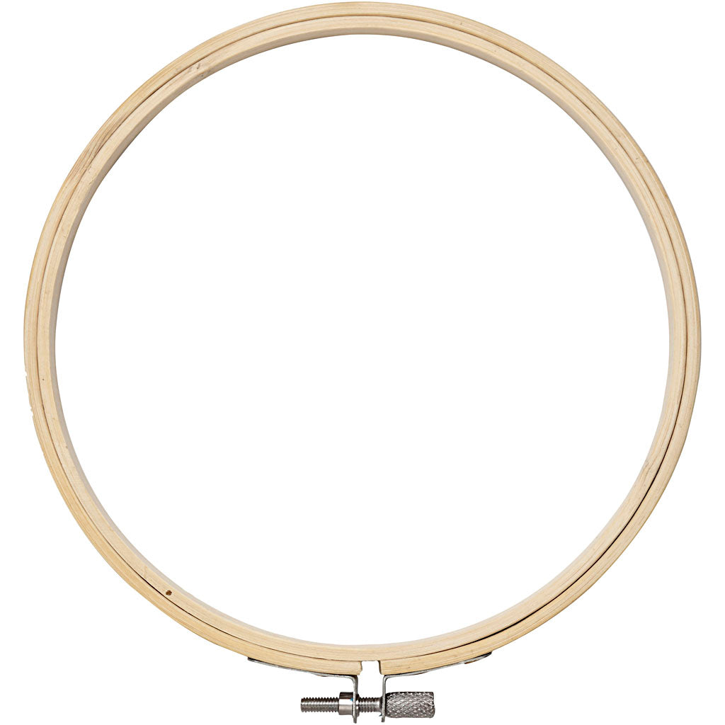 Creativ company borduurframe hout, ø 15cm