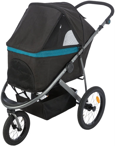 Trixie hondenbuggy zwart petrol