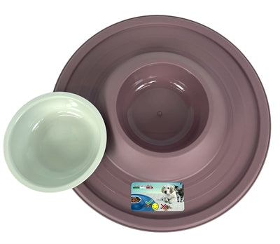 Happy pet gek op huisdieren voerbak drinkbak vulkaan blush roze