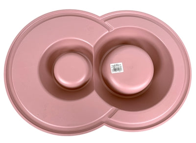 Happy pet mad about huisdieren voerbak drinkbak vulkaan dubbel blush roze