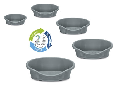 Imac Hondenmand dido 2e leven gerecycled antraciet