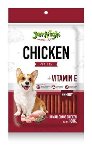 Jerhigh Jerhigh kipstix met kip en vitamine e