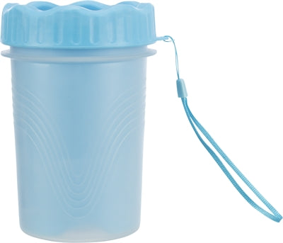 Trixie Pootreiniger voor de hond siliconen pp blauw