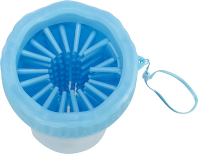 Trixie Pootreiniger voor de hond siliconen pp blauw