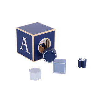 Jipy stapeltoren hout blauw