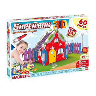 Supermag 3d magic small house bouwset | 2 stuks
