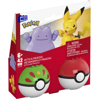 Pokemon mega 2-pack pikachu en idem