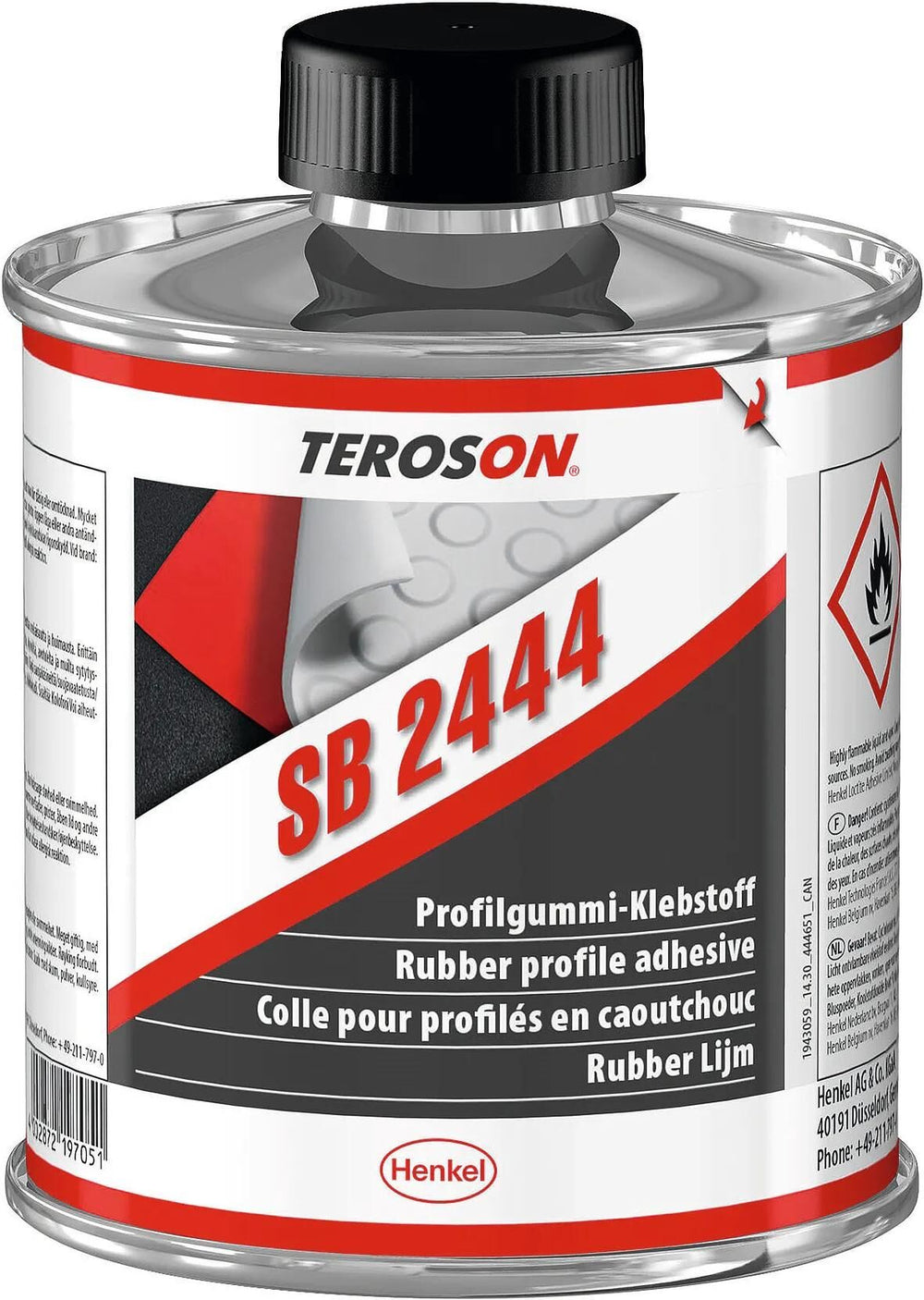 Teroson profilgummikleber sb 2444 profile rubber adhesive 3 terokal-2444 dose