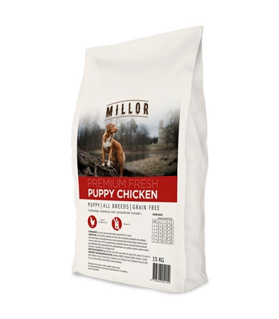 Millor premium geëxtrudeerde verse puppy kip graanvrij