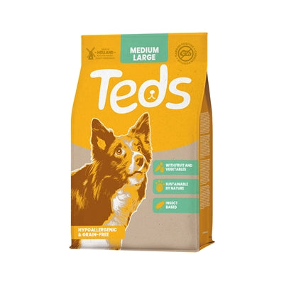 Teds op insecten gebaseerde volwassen middelgrote grote rassen