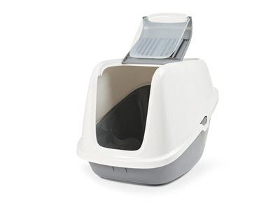 Savic Kattenbak nestor reus wit lichtgrijs