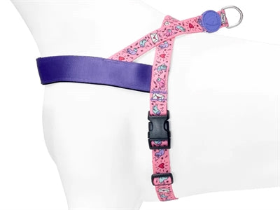 Morso noors hondentuig gerecycled lief tweet roze