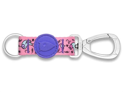 Morso sleutelhanger sleutelhanger gerecycled lief tweet roze