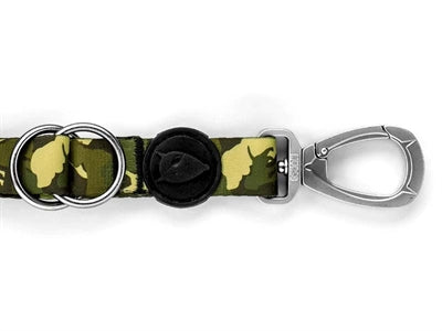 Morso hondenriem verstelbaar gerecycled volledig metalen hond bruin