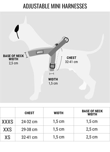 Morso Mini hondentuig verstelbaar gerecycled volledig metalen hond bruin