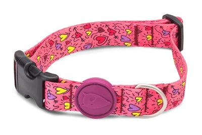 Morso Halsband hond gerecycled roze, denk roze