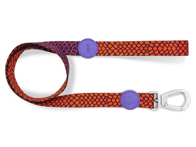Morso hondenriem gerecycled urban hagedis rood