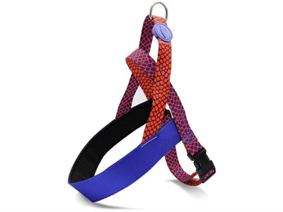 Morso Noors hondentuig gerecycled urban hagedis rood