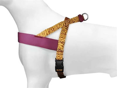Morso noors hondentuig gerecycled jungle drum oranje
