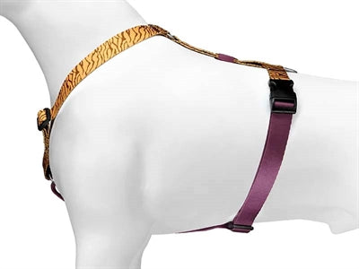 Morso hondentuig h-tuig gerecycled jungletrommel oranje
