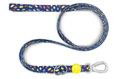 Morso hondenriem verstelbaar gerecycled colour invaders paars