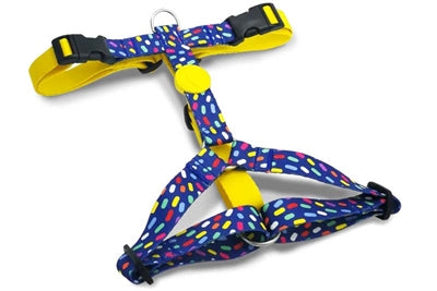 Morso hondentuig h-tuig gerecycled colour invaders paars