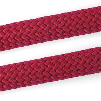 Morso Halve slip halsband hond normaal touw gerecycled rood fluweel rood