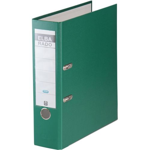 Ordner elba rado brilliant groen a4 500 vel karton polypropyleen