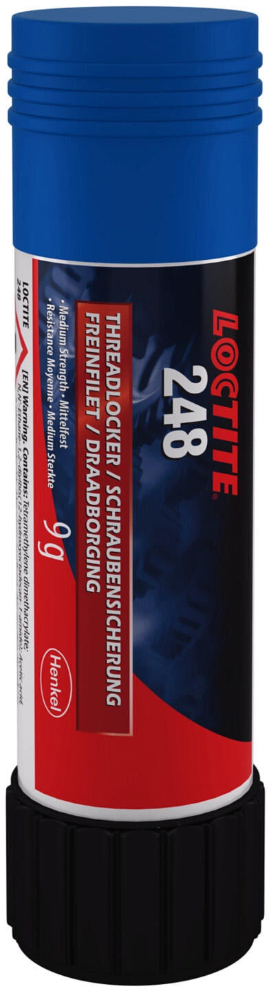 Loctite schroefbeveiliging 248 screw. sticker 9g medium strength