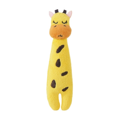 Palissander Grijpspeelgoed giraffe met knisper milieuvriendelijk gerecycled