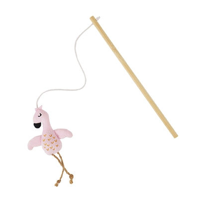 Palissander kattenhengel flamingo eco vriendelijk gerecycled