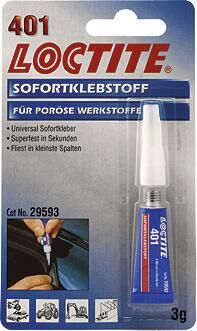 Loctite universele lijm 401 second glue 3 gr. sb tube
