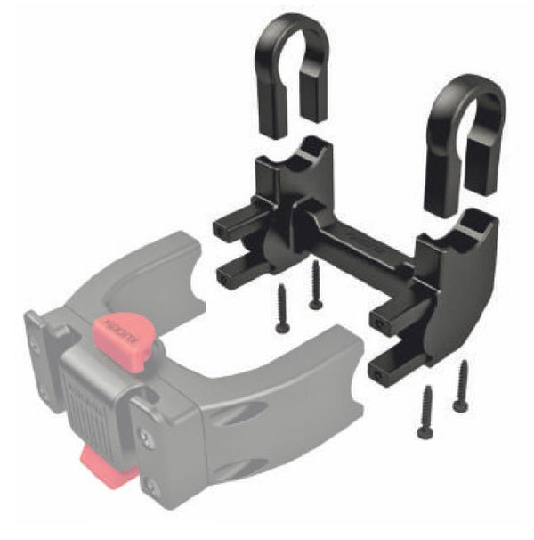 Klickfix adapterset e 90â° zwart