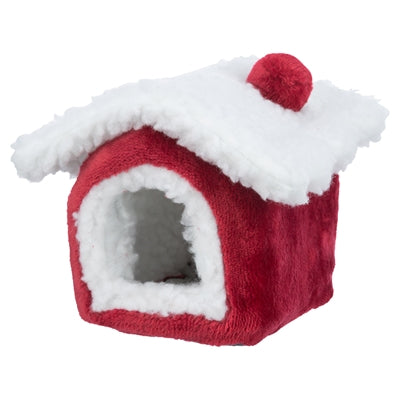 Trixie kerstknuffel grotmuis hamster rood wit