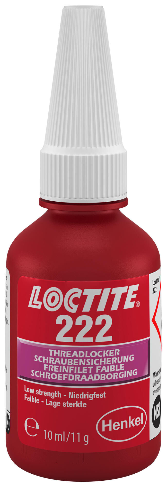 Loctite schroefbeveiliging 222 screw retention 10 ml 222
