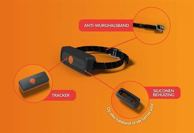 Weenect tracker kat zwart