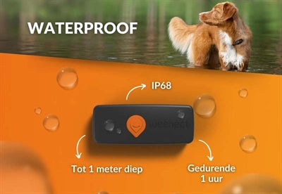Weenect tracker hond zwart