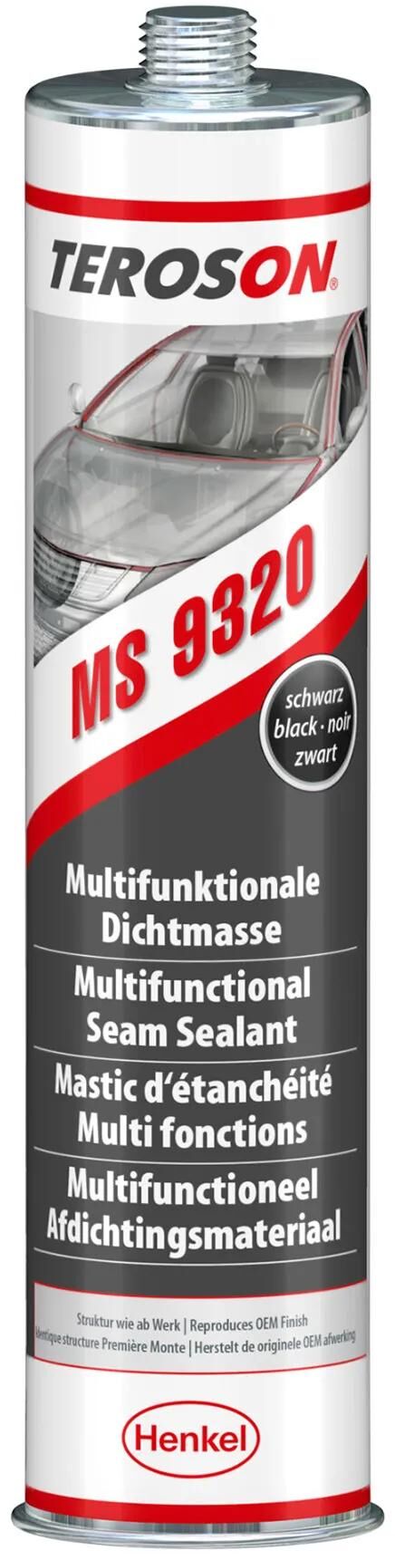 Teroson dichtmasse ms 9320 sf terostat 9320 super fast black 310ml