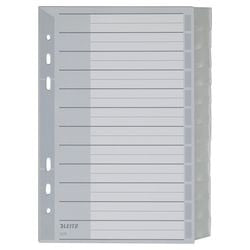 Blanco tabbladen leitz 1275 grijs pp (polypropeen)