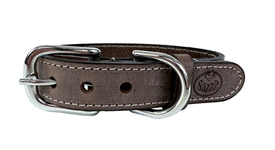 Sazzz Halsband hond nomade vintage leer bruin