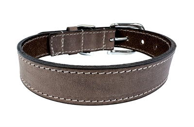 Sazzz Halsband hond nomade vintage leer bruin