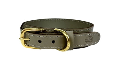 Sazzz Halsband hond pionier leer taupe