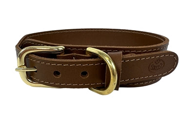 Sazzz Halsband hond pionier leer zadel bruin