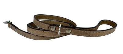 Sazzz Hondenriem onverschrokken vintage leer beige
