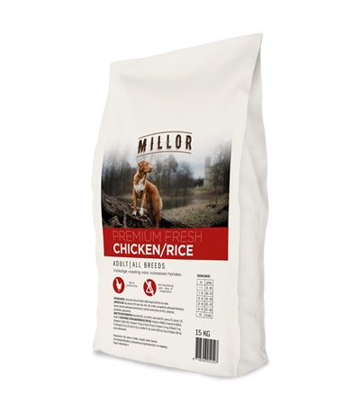 Millor premium geëxtrudeerde verse volwassen kippenrijst