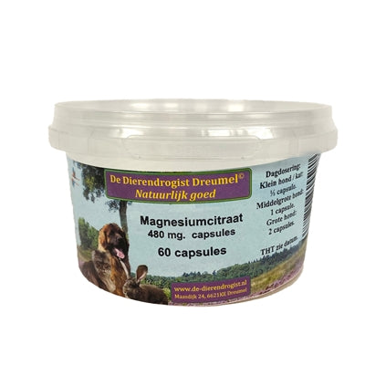 Dierendrogist Magnesiumcitraat capsules
