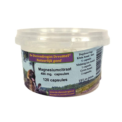 Dierendrogist Magnesiumcitraat capsules