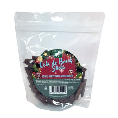Freds kerst cote de boeuf stokjes