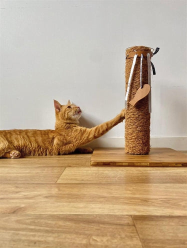 Martin kattenspeelgoed leana kicker met kattenkruid gerecycled assorti